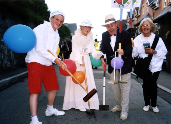  Croquet at Fowey Carnival 2004 