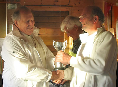 Richard Griffiths winner of the Level Play, the Presidents Cup and the Golf Croquet Cup